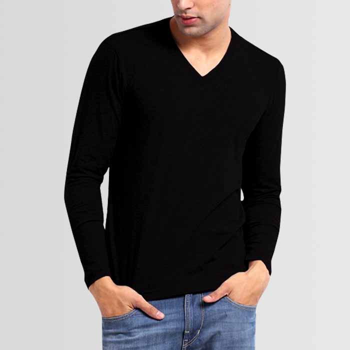 Bundle Of 3 V-Neck Full Sleeves T-Shirt